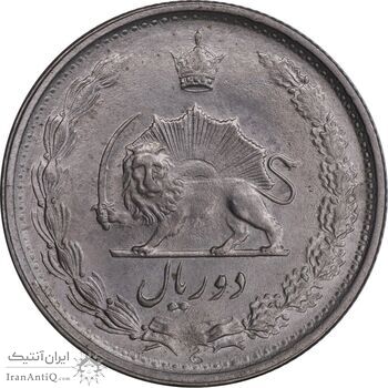 سکه 2 ریال 1348 - MS63 - محمد رضا شاه