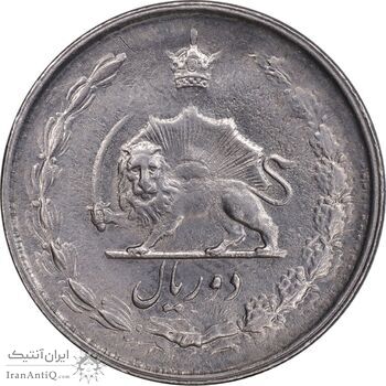 سکه 2 ریال 2535 - 253 ارور تاریخ - MS62 - محمد رضا شاه
