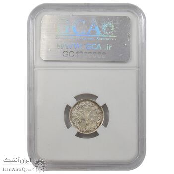 سکه 500 دینار 1308 تصویری - MS63 - رضا شاه