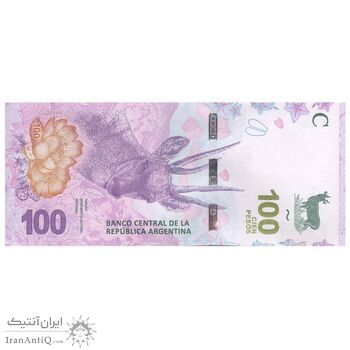 اسکناس 100 پزو بدون تاریخ (2018-2019) جمهوری فدرال - تک - UNC61 - آرژانتین