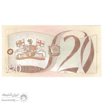 اسکناس 20 پوند 2012 الیزابت دوم - تک - UNC65 - سنت هلن
