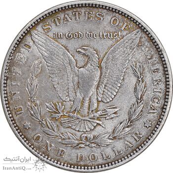 سکه یک دلار 1885 مورگان - AU55 - آمریکا