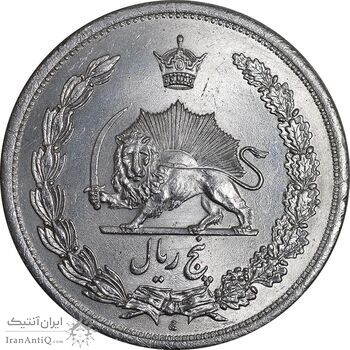 سکه 5 ریال 1312 - MS63 - رضا شاه