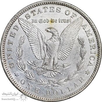 سکه یک دلار 1882O مورگان - AU53 - آمریکا