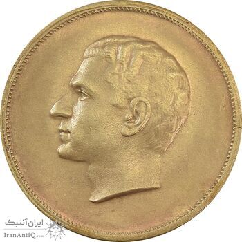 مدال برنز بیست و پنجمین سال سلطنت 1344 - MS63 - محمدرضا شاه
