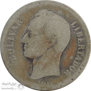 سکه 2 بولیوار 1919 - F - ونزوئلا