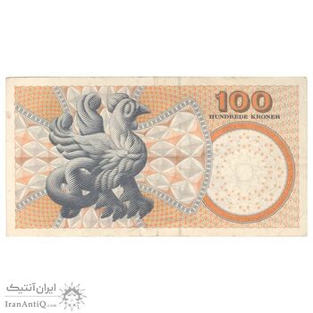 اسکناس 100 کرون بدون تاریخ (2002) مارگرته دوم - TN₁, TH - تک - VF30 - دانمارک