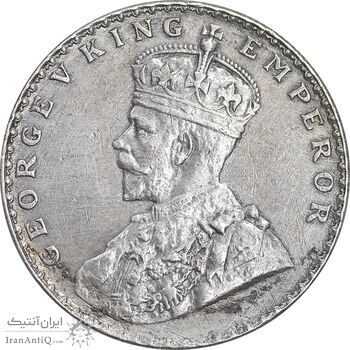 سکه 1 روپیه 1912 جرج پنجم - EF45 - هند