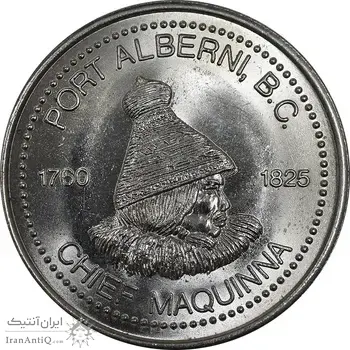 مدال 200 امین سالگرد کاپیتان جیمز کوک 1978 - MS66 - کانادا