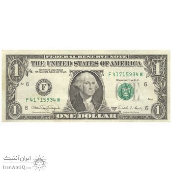 اسکناس 1 دلار 1988 جمهوری فدرال - F (آتلانتا) - تک - VF30 - آمریکا