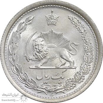 سکه 1 ریال 1310 - MS66 - رضا شاه