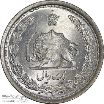 سکه 1 ریال 1310 - MS66 - رضا شاه