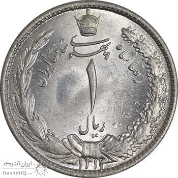 سکه 1 ریال 1313 - MS63 - رضا شاه