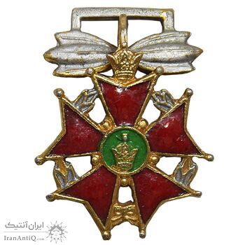 نشان خدمت شهربانی درجه دو - شب - AU - محمد رضا شاه