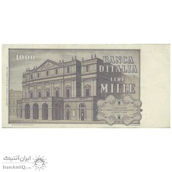 اسکناس 1000 لیر 1977 جمهوری - تک - VF35 - ایتالیا