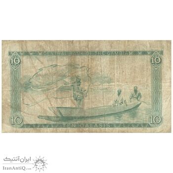 اسکناس 10 دالاسی بدون تاریخ (1972-1986) جمهوری - AAAF, TGGS - تک - VF25 - گامبیا
