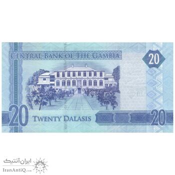 اسکناس 20 دالاسی بدون تاریخ (2015) جمهوری - تک - UNC63 - گامبیا