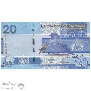 اسکناس 20 دالاسی 2019 جمهوری - تک - UNC63 - گامبیا