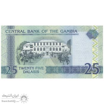 اسکناس 25 دالاسی بدون تاریخ (2006) جمهوری - FLJ, MBS₁ - تک - UNC62 - گامبیا