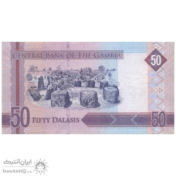 اسکناس 50 دالاسی بدون تاریخ (2015) جمهوری - تک - UNC61 - گامبیا