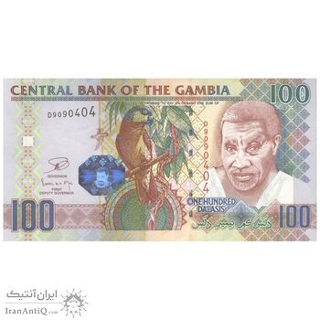 اسکناس 100 دالاسی بدون تاریخ (2013) جمهوری - AC, BOAN - تک - UNC64 - گامبیا