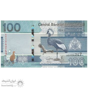 اسکناس 100 دالاسی 2019 جمهوری - تک - UNC62 - گامبیا