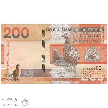 اسکناس 200 دالاسی 2019 جمهوری - تک - UNC64 - گامبیا