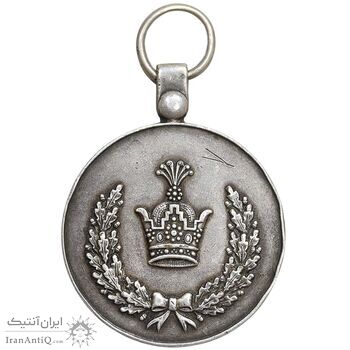 مدال نقره خدمت - EF - رضا شاه