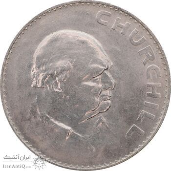 سکه 1 کرون 1965 الیزابت دوم - چرچیل - MS61 - انگلستان