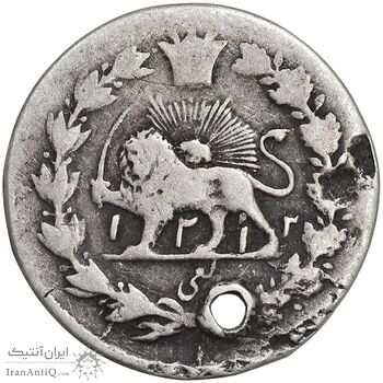 سکه ربعی 1313 دایره کوچک - ارور تاریخ - VF - احمد شاه