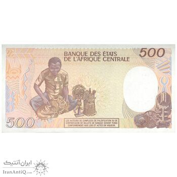 اسکناس 500 فرانک 1986 جمهوری - تک - UNC65 - کامرون