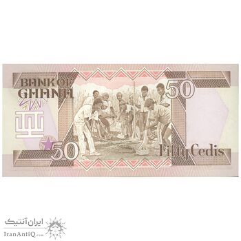 اسکناس 50 سدی 1986 جمهوری - تک - UNC64 - غنا