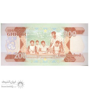 اسکناس 200 سدی 1990 جمهوری - تک - UNC64 - غنا