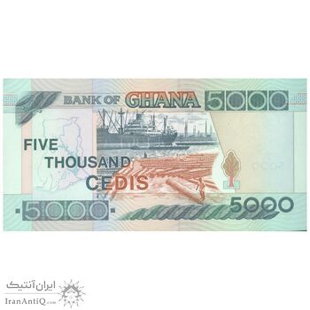 اسکناس 5000 سدی 2003 جمهوری - سایز کوچک - تک - UNC63 - غنا