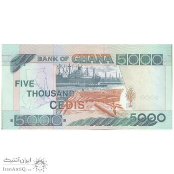 اسکناس 5000 سدی 2006 جمهوری - سایز کوچک - تک - UNC62 - غنا