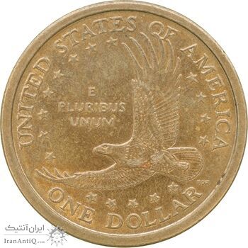 سکه یک دلار 2000P جمهوری فدرال - ساکاگاوا (دختر سرخپوست) - MS62 - آمریکا
