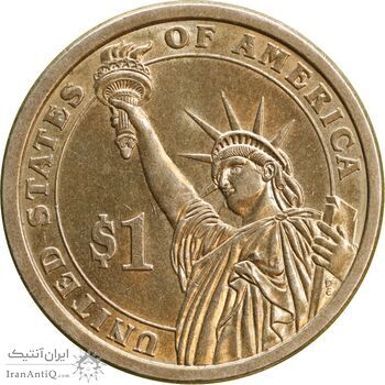 سکه یک دلار 2007P جمهوری فدرال - ریاست جمهوری جان آدامز - MS62 - آمریکا