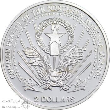 مدال یادبود 2 دلار 2004 کریستوف کلمب - PF67 - آمریکا