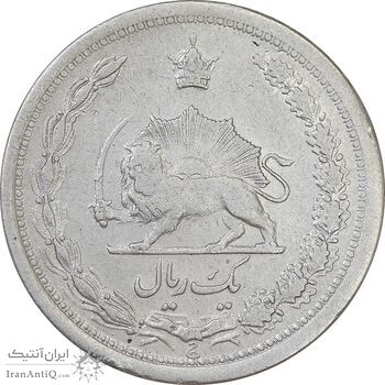 سکه 1 ریال 1311 - VF - cleaned - رضا شاه