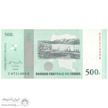 اسکناس 500 فرانک 2010 جمهوری دموکراتیک - تک - UNC65 - کنگو
