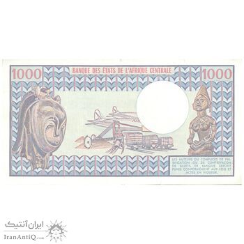 اسکناس 1000 فرانک 1983 جمهوری خلق - تک - UNC61 - کنگو