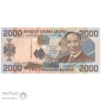 اسکناس 2000 لئون 2006 جمهوری دوم - تک - UNC61 - سیرالئون
