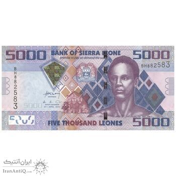 اسکناس 5000 لئون 2010 جمهوری دوم - تک - UNC63 - سیرالئون