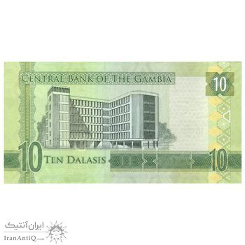 اسکناس 10 دالاسی بدون تاریخ (2015) جمهوری - تک - UNC65 - گامبیا