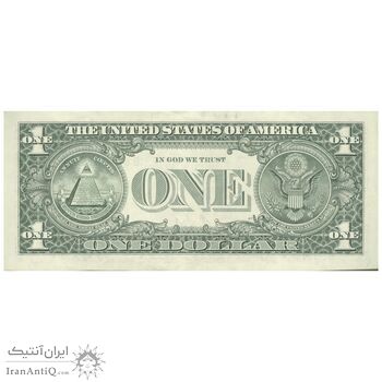اسکناس 1 دلار 2003 جمهوری فدرال - B (نیویورک) - تک - AU50 - آمریکا