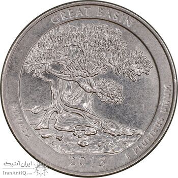 سکه کوارتر دلار 2013D پارک ملی حوضه آبریز بزرگ - MS61 - آمریکا