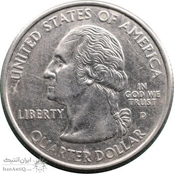 سکه کوارتر دلار 2005D ایالتی کالیفرنیا - AU55 - آمریکا