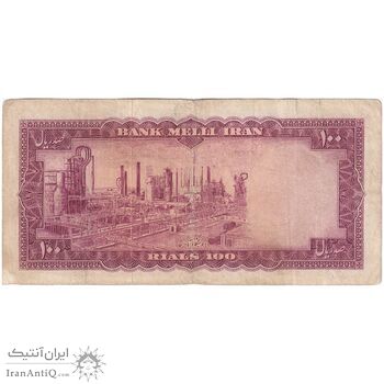 اسکناس 100 ریال 1333 - تک - VF30 - محمد رضا شاه