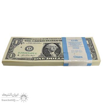 بسته اسکناس 1 دلار 2021 جمهوری فدرال - D (کلیولند) - UNC - آمریکا