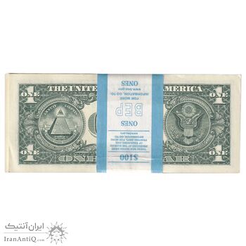بسته اسکناس 1 دلار 2021 جمهوری فدرال - D (کلیولند) - UNC - آمریکا